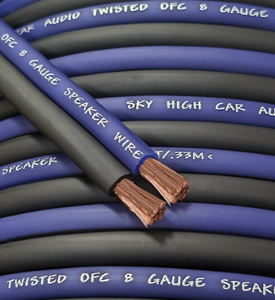 Sky High Car Audio OFC 8 Gauge Speaker Wire