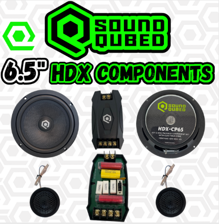 Soundqubed HDX Series 6.5" Component Set (Pair)