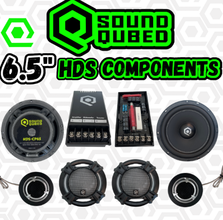 Soundqubed HDS Series 6.5" Components 2-way Speakers (Pair)