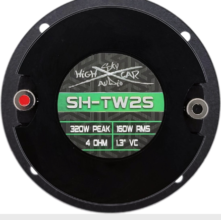 SHCA - Pro Audio TW2S Neo 1.3" VC Bullet Tweeter 4 ohm (Single Speaker)
